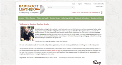 Desktop Screenshot of barefootleather.co.uk